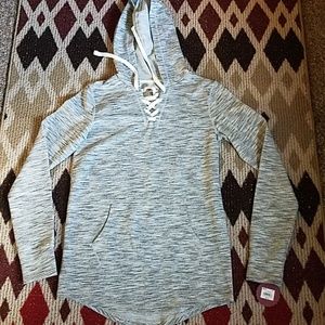 HEATHER GRAY pull over sweatshirt